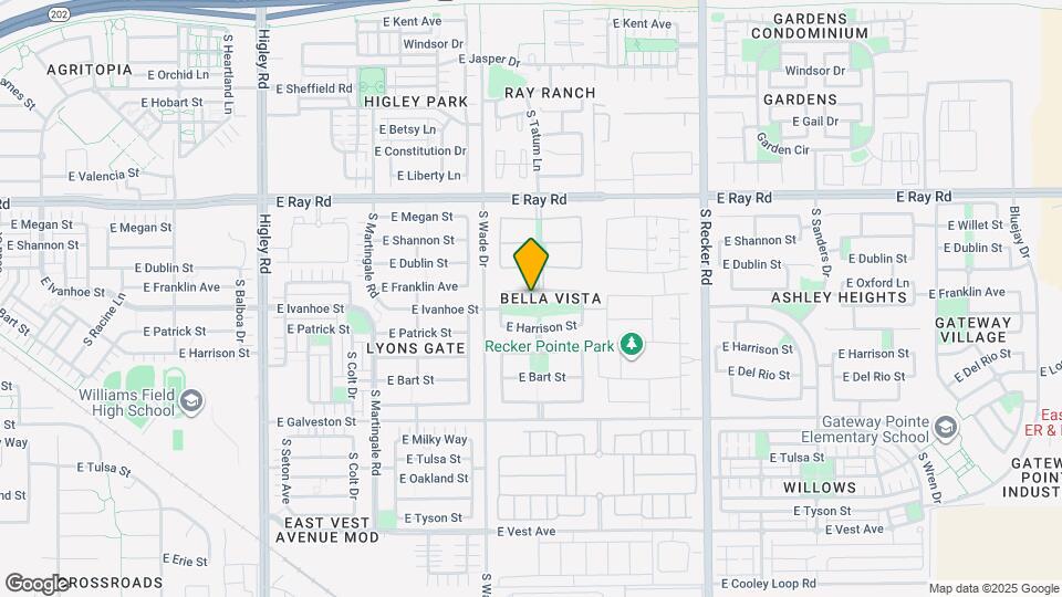 3687 E Oxford Ln Map and Location Details