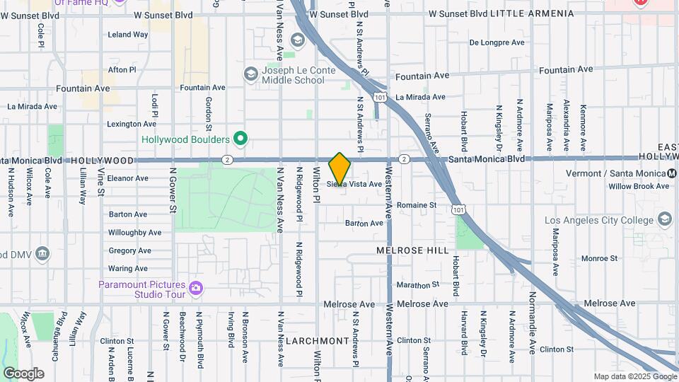 5522 Sierra Vista Ave Mapa y Detalles de la Ubicación