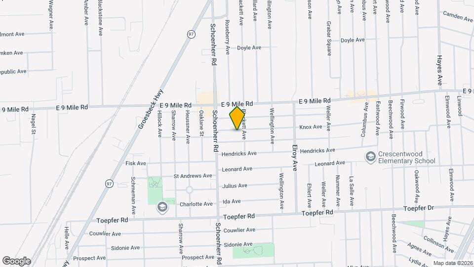 13696 Knox Ave Map and Location Details
