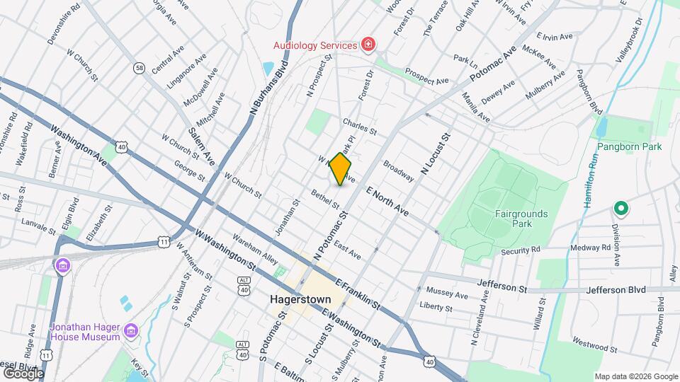 323 N Potomac St Map and Location Details