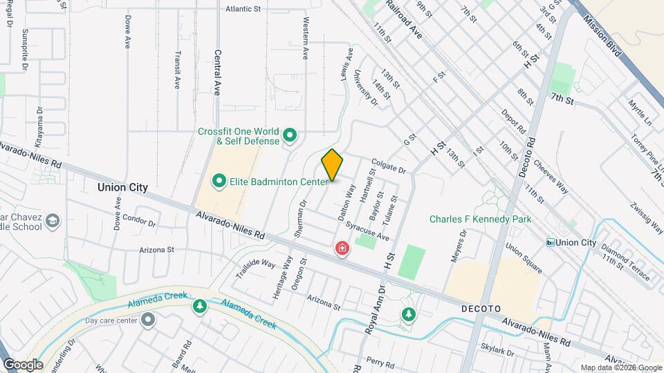 2156 Hartford Dr Map and Location Details