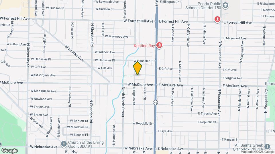 218 W Virginia Ave Mapa y Detalles de la Ubicación