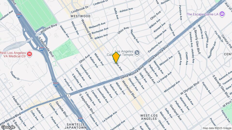 1719 Glendon Ave Map and Location Details