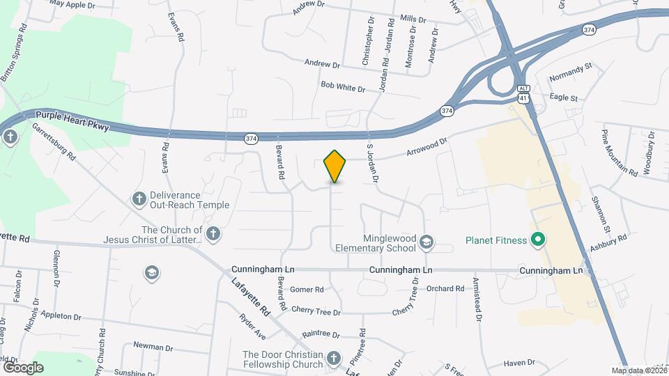 329 Northridge Dr Map and Location Details