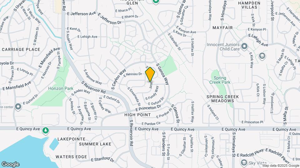 4001 S Flanders Way Map and Location Details