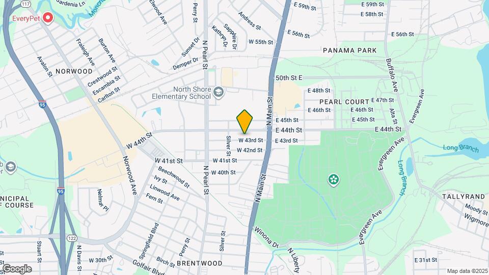 105 W 43rd St Map and Location Details