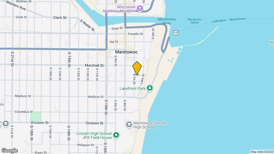 1125 S 7th St Map and Location Details