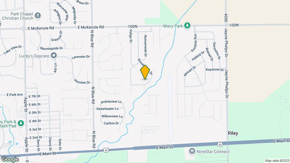 614 Streamside Dr Map and Location Details