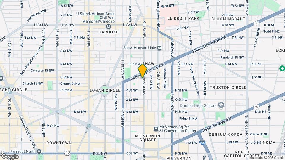1538 9th St NW Map and Location Details