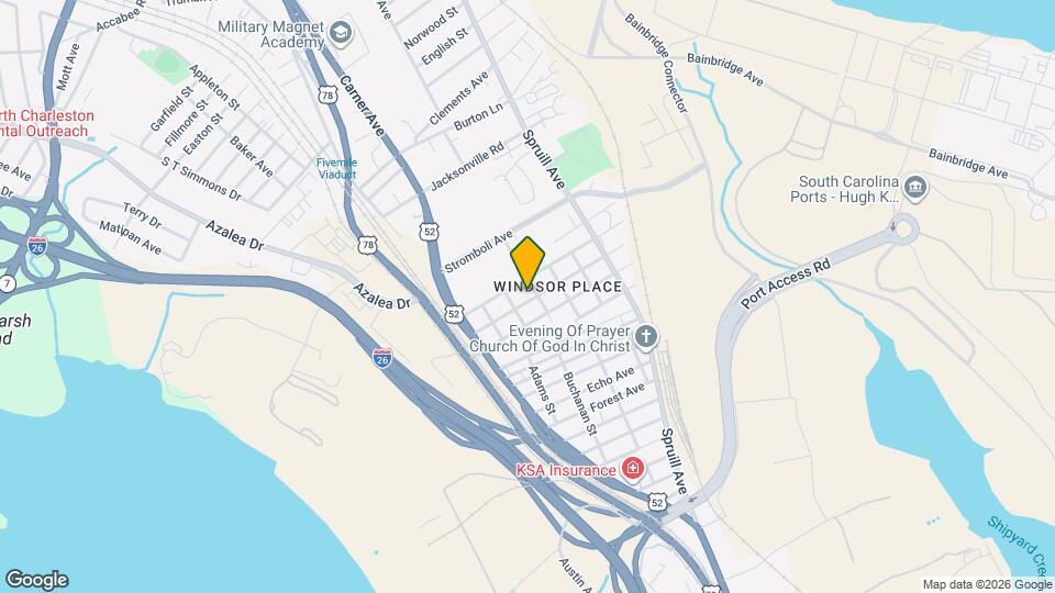 2018 Riverview Ave Map and Location Details