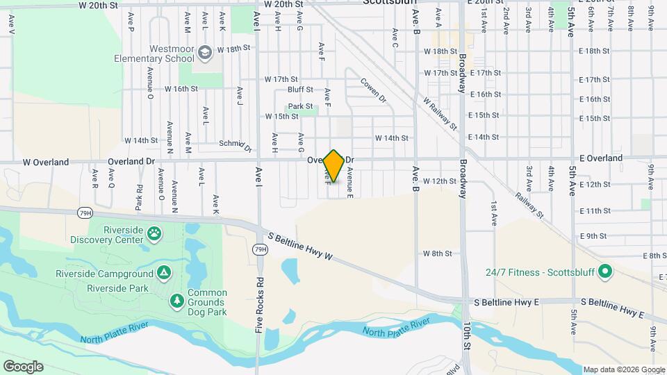1113 Ave F Mapa y Detalles de la Ubicación