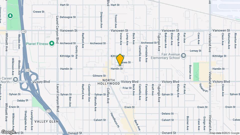 11635-11639 Hamlin St Map and Location Details