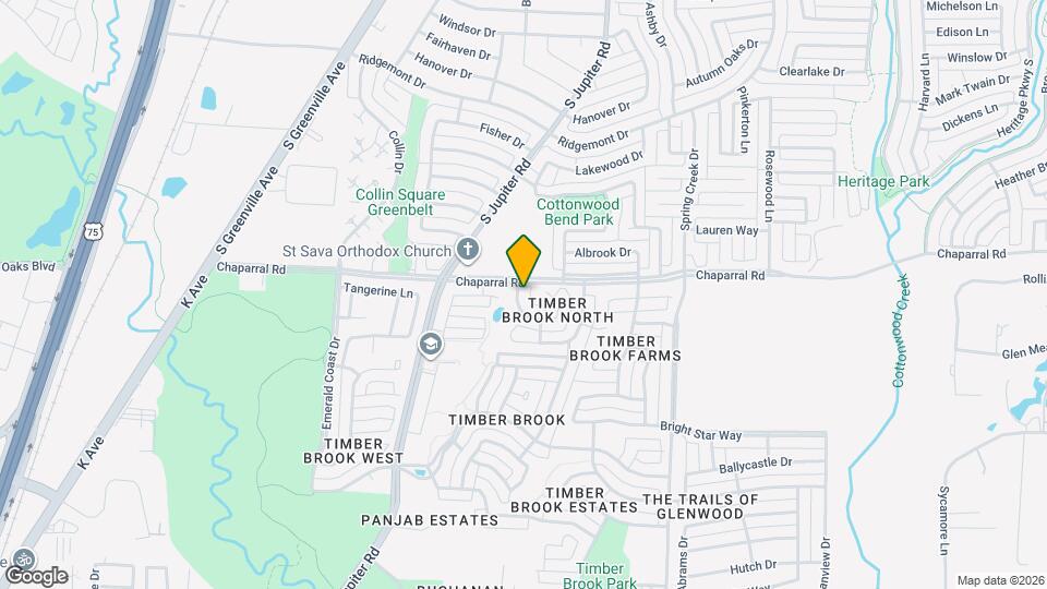 7220 Cloverleaf Dr Map and Location Details