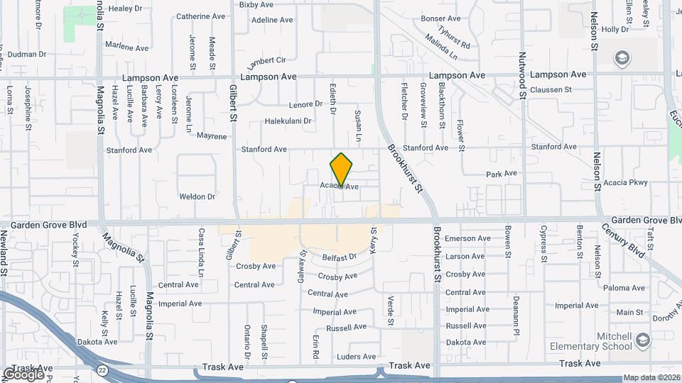 9858 Acacia Ave, Unit 9836 Acacia ave apt C Mapa y Detalles de la Ubicación