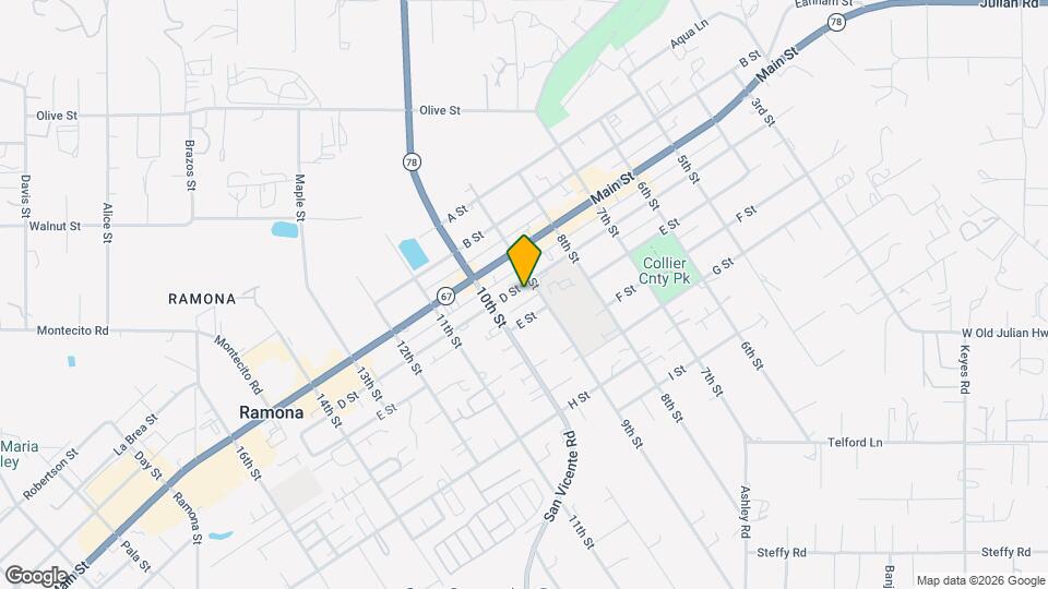 912 D St Mapa y Detalles de la Ubicación
