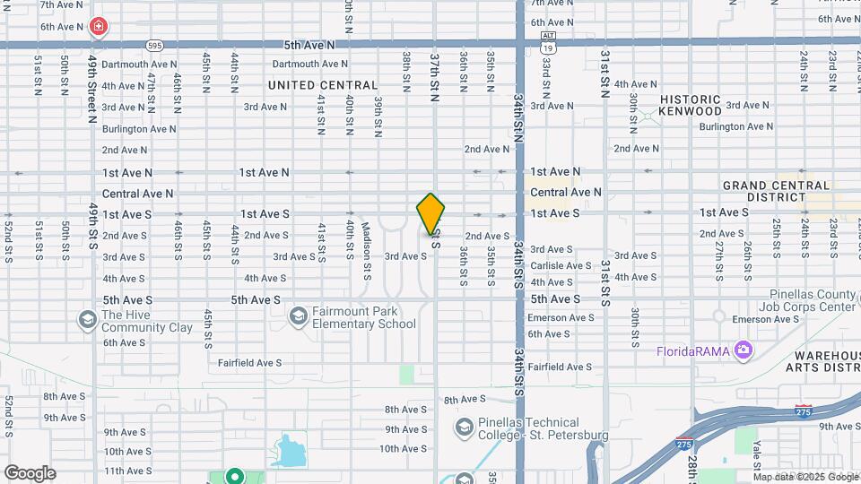 211 37th St S Map and Location Details