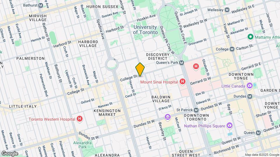 Cawthra Mansions Co-op Map and Location Details