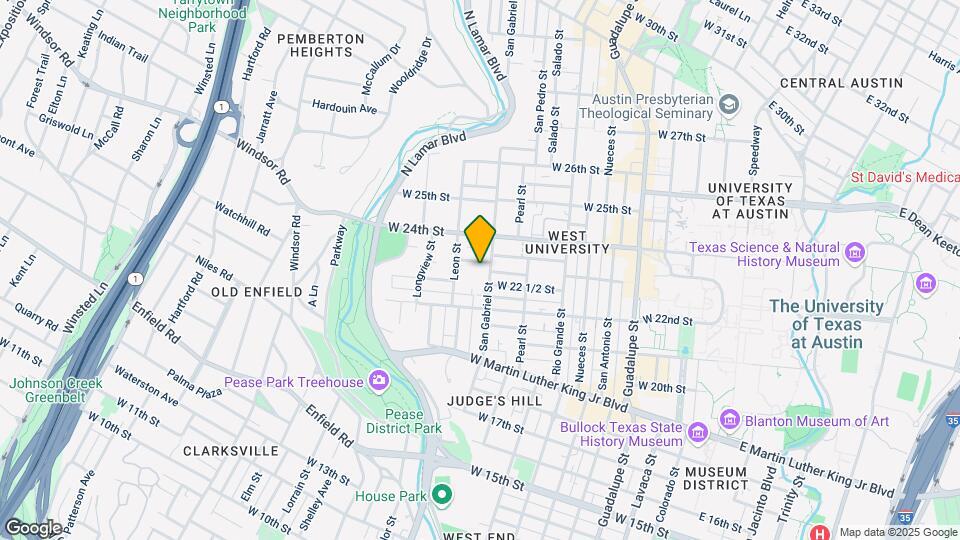 2216 San Gabriel St Map and Location Details