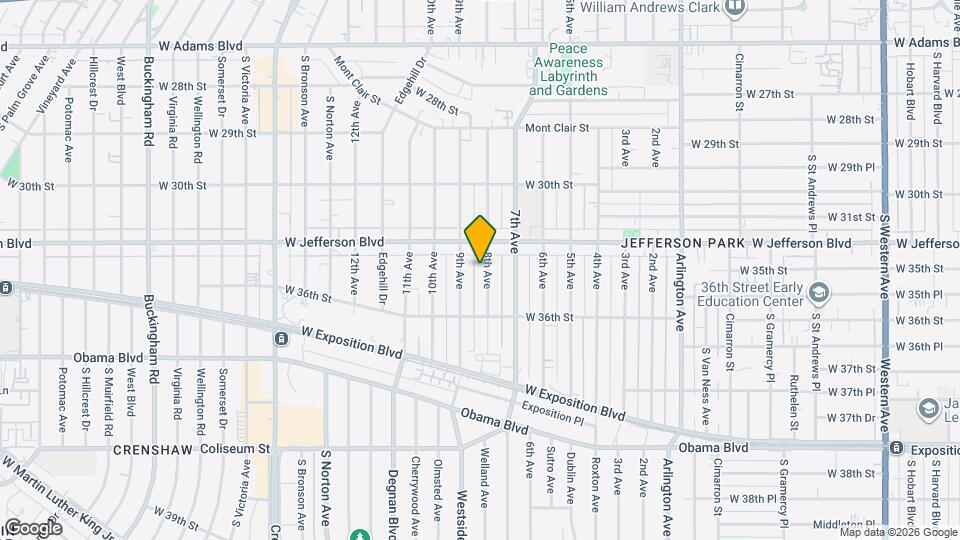 3433 1/2 8th Avenue Map and Location Details