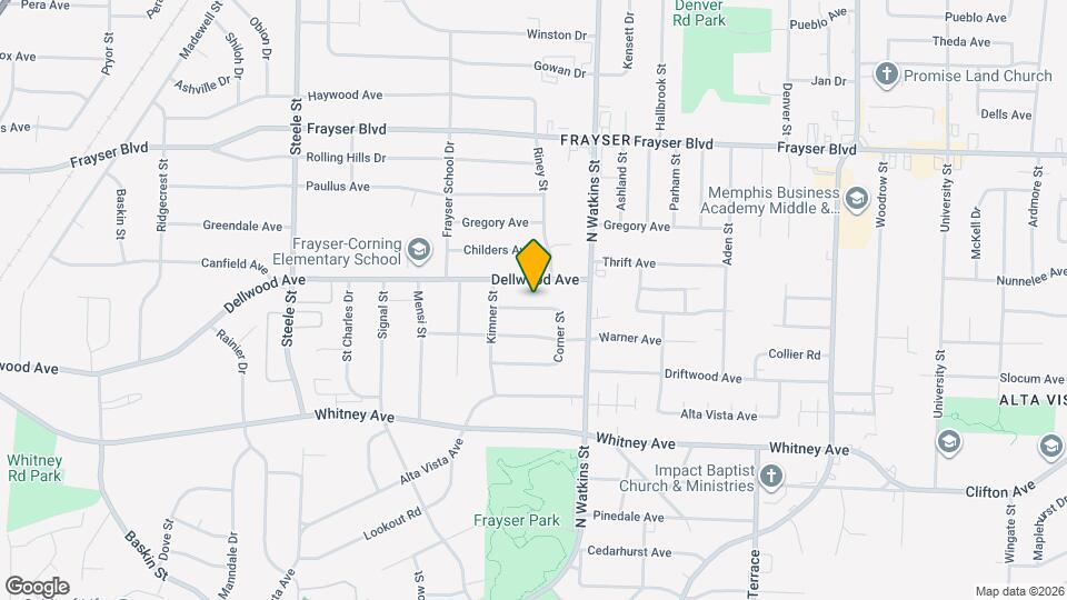 1738 Willow Wood Ave Map and Location Details