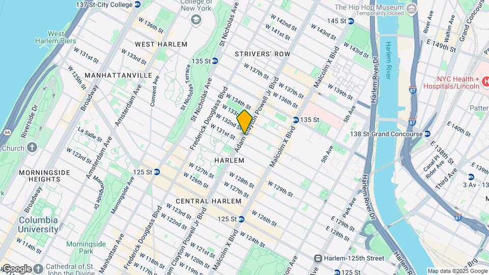 2130 Adam Clayton Powell Jr Blvd Map and Location Details