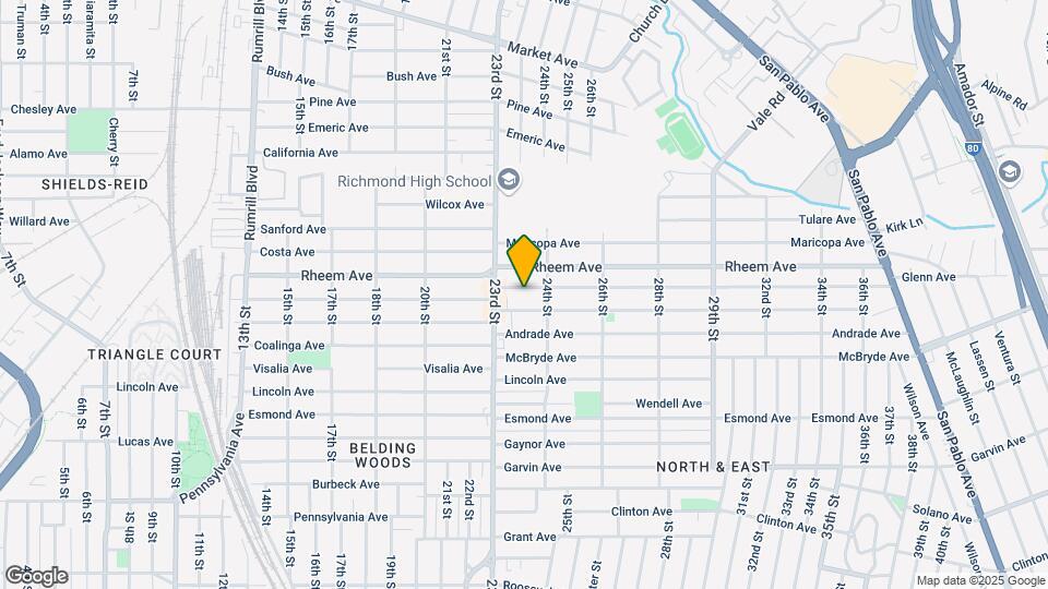 2342 Lowell Ave Map and Location Details