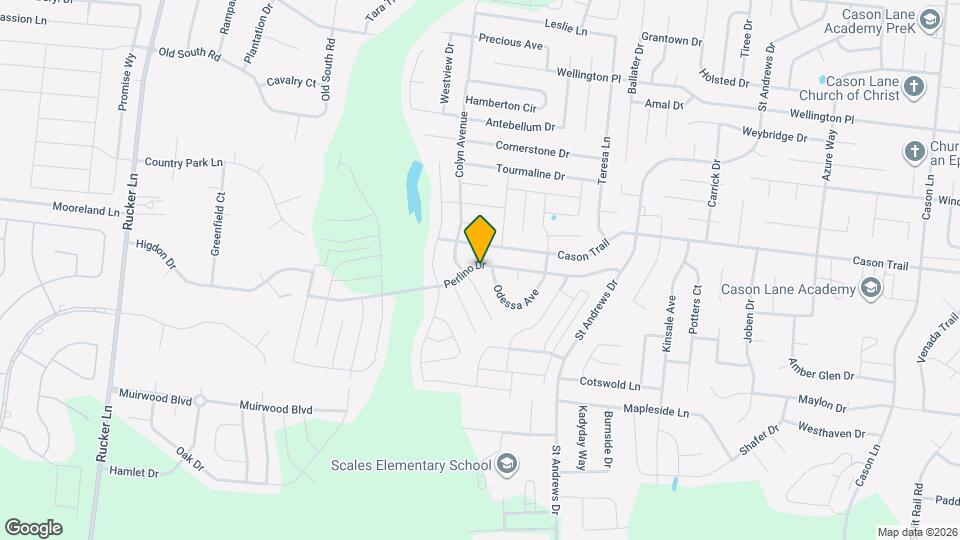 3411 Perlino Dr Map and Location Details