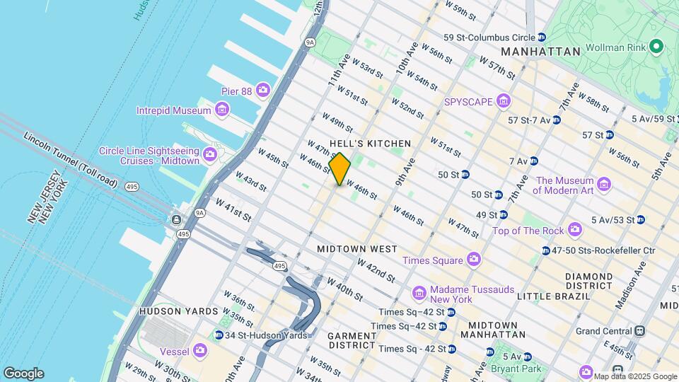 640 Tenth Ave Map and Location Details