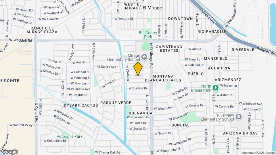 13301 N 124th Ave Mapa y Detalles de la Ubicación