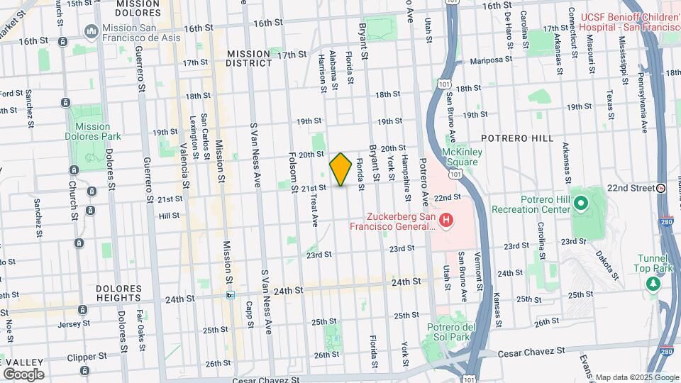 2875 21st St Map and Location Details