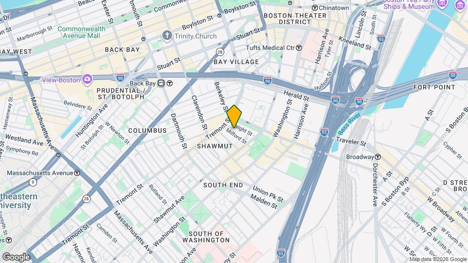 35 Milford St, Unit 2 Map and Location Details