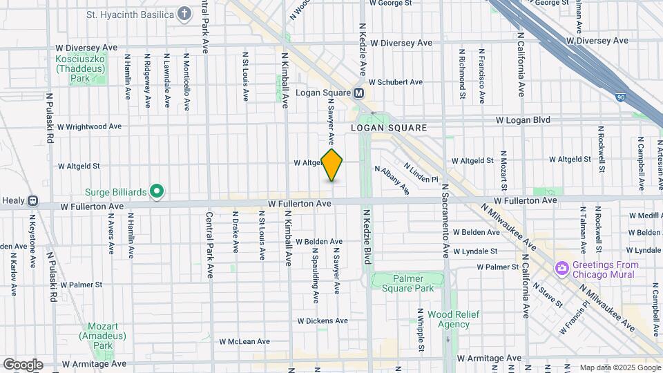 2414 N Sawyer Ave, Unit 2E Mapa y Detalles de la Ubicación