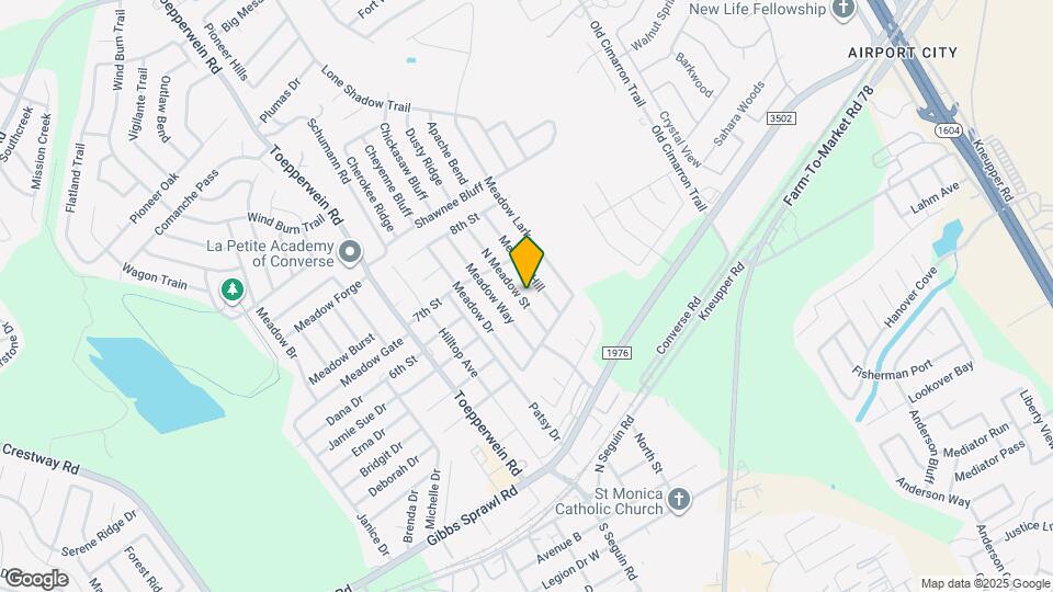 118 N Meadow St Map and Location Details