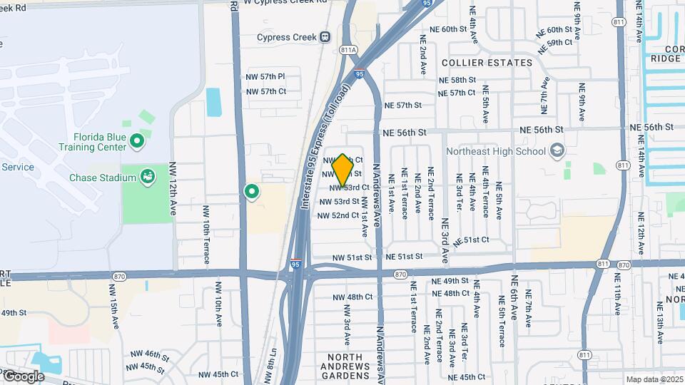 240 NW 53rd Ct Map and Location Details