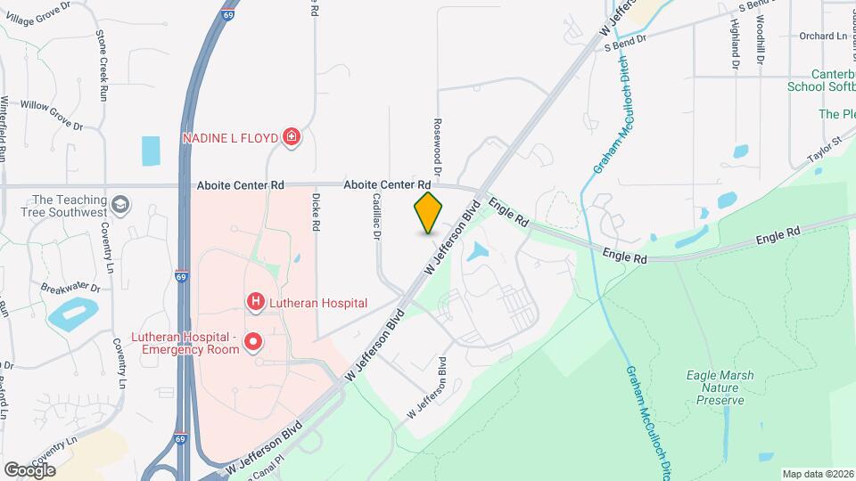 7610 W Jefferson Blvd Map and Location Details