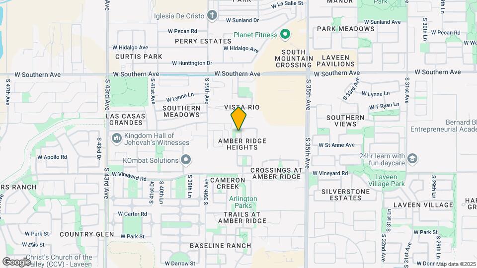 6428 S 37th Ln Map and Location Details