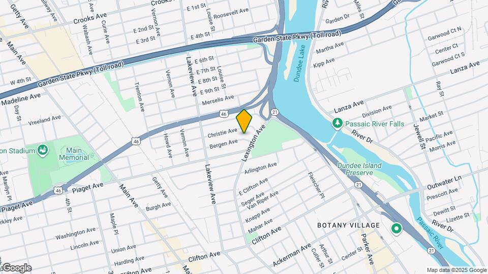 14 Bergen Ave Map and Location Details