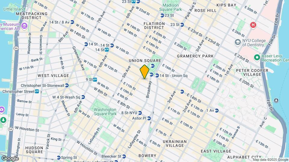 52-54 E 13th St Mapa y Detalles de la Ubicación