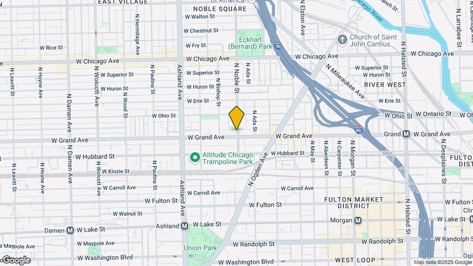 520 N Noble St Map and Location Details