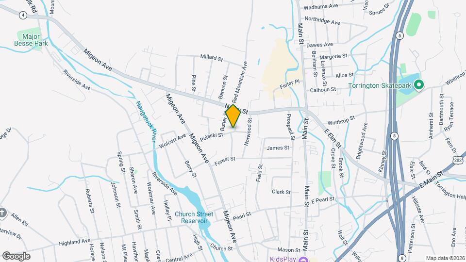 46 Pulaski St Map and Location Details