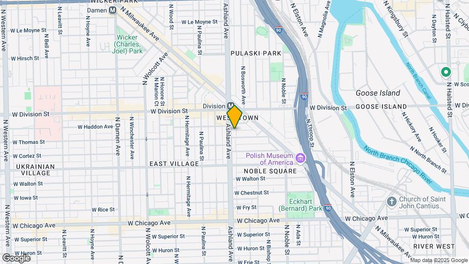 1111 N Ashland Ave Map and Location Details