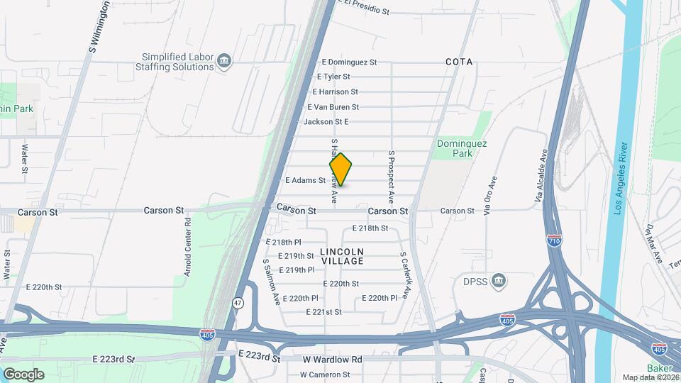 2605 E Washington St Map and Location Details