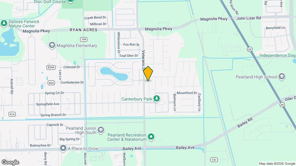 3608 Burwood Ct Map and Location Details