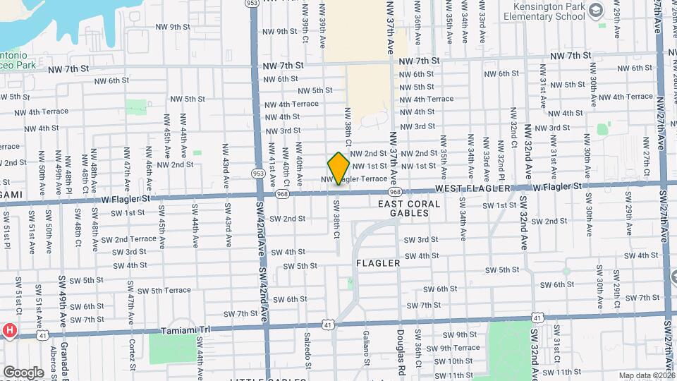 3881 W Flagler St Mapa y Detalles de la Ubicación