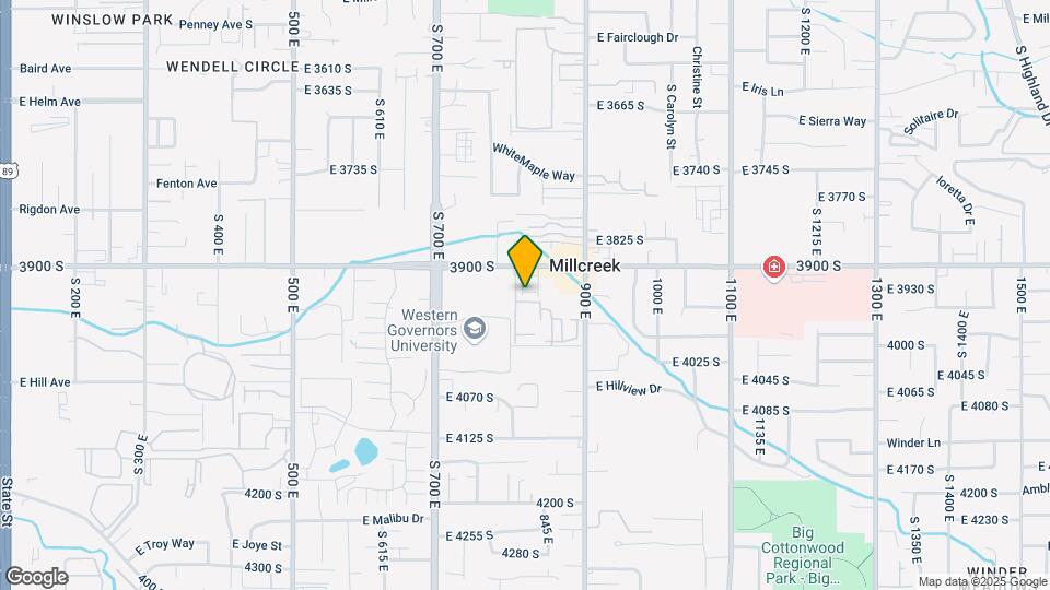 834 E 3900 S-Unit -F104 Map and Location Details