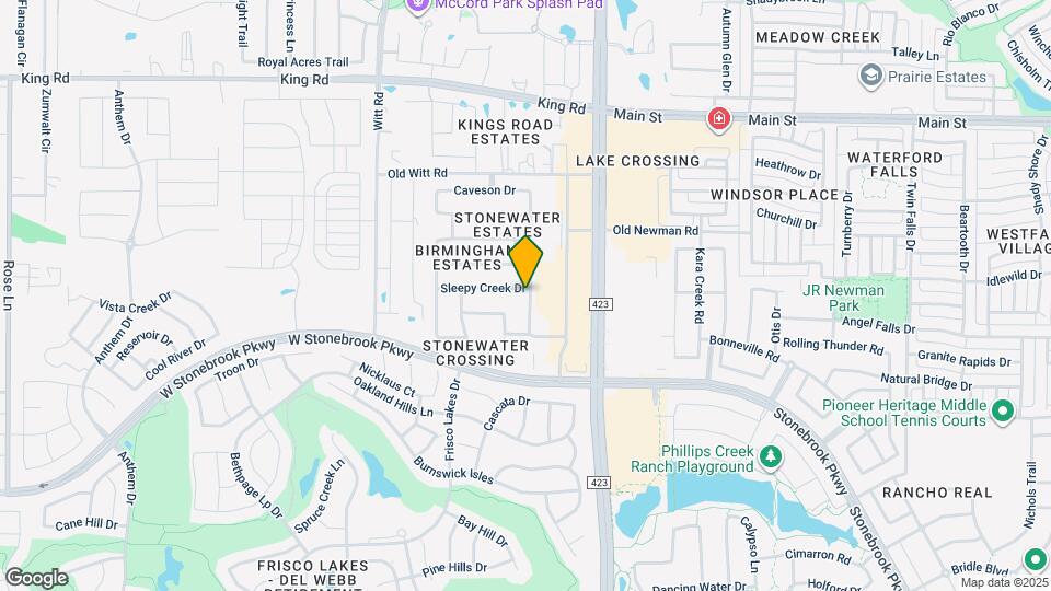 415 Sleepy Creek Dr Map and Location Details