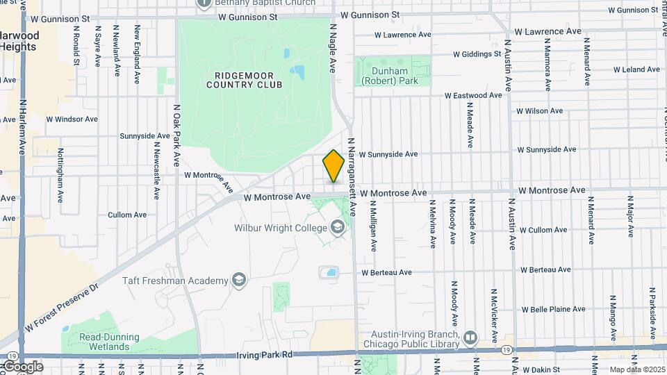 4432 N Nagle Ave, Unit RB Map and Location Details