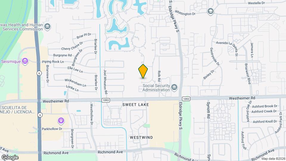 2422 Camden Creek Ln Map and Location Details