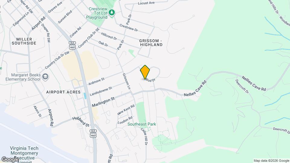 1602 Greenwood Dr Map and Location Details