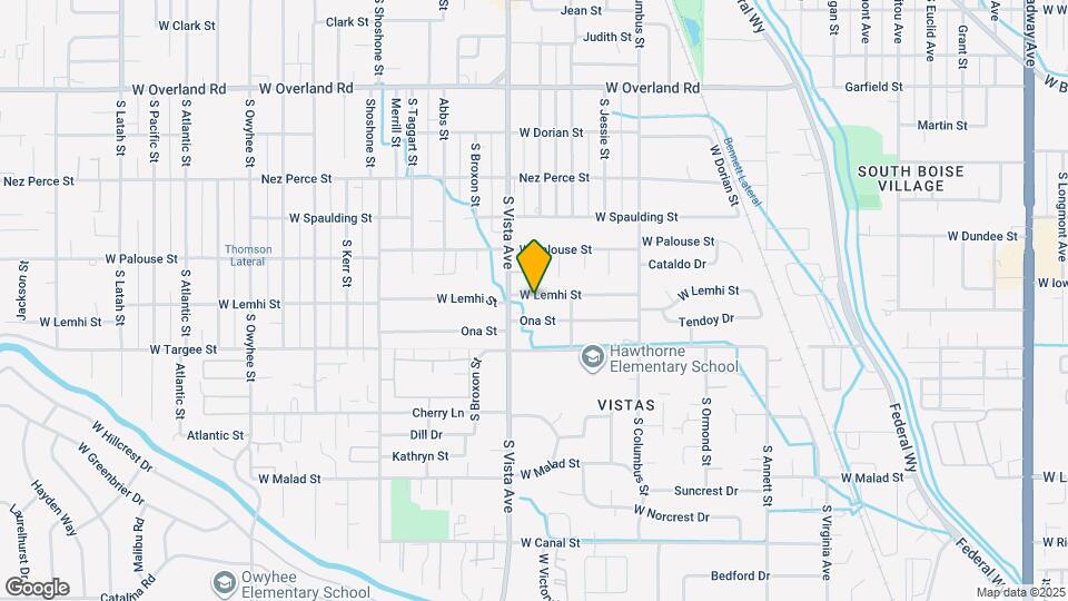 2501 W Lemhi St Map and Location Details